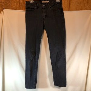 Levi Strauss 711 Skinny black jeans 27